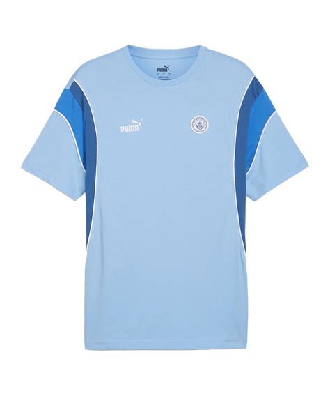 Puma Manchester City Ftbl T Shirt Bleu F Supporters Produits