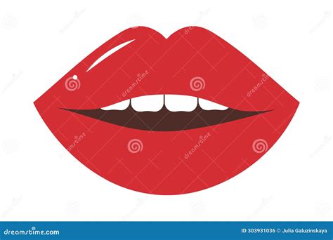 Red Female Lips Valentine S Day Romantic Clipart Lipstick Makeup Icon