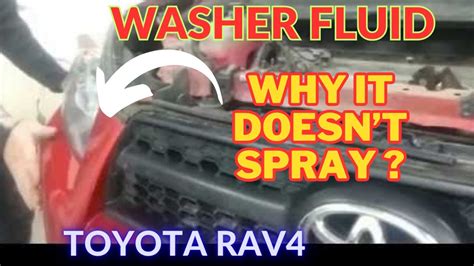 2010 Toyota Rav 4 Frozen Windshield Washer Fluid Inside The Reservoir