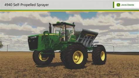 John Deere 4940 Self Propelled Sprayer V10 Fs22 Mod Farming Simulator 22 Mod