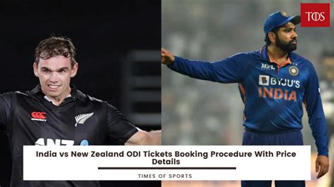 India Vs New Zealand ODI Tickets Booking Procedure With Price Details