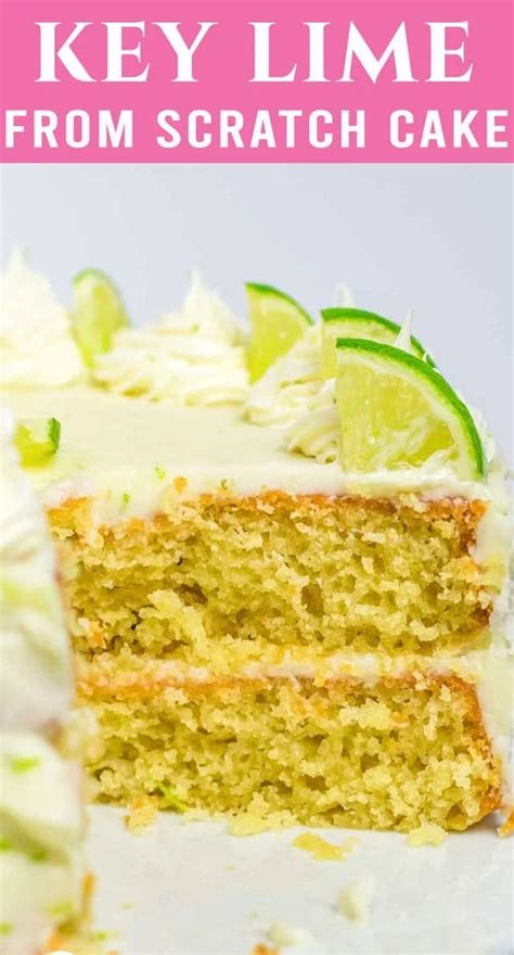 Key Lime Cake with Cream Cheese Frosting - The Best Cake Recipes