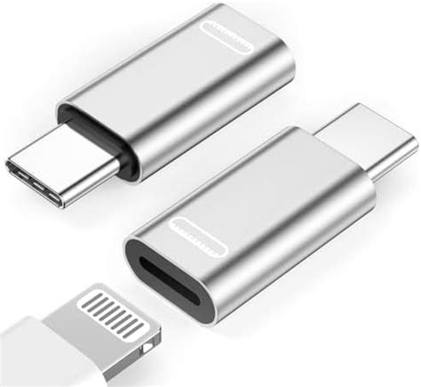 Certificado MFi Adaptador Lightning A USB C Paquete De 2 Conectores