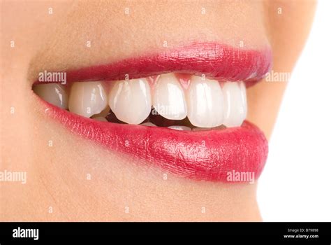 Woman with perfect teeth and a beautiful smile Stock Photo - Alamy