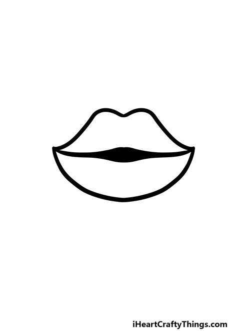 How To Draw Lips Step By Cartoon | Lipstutorial.org