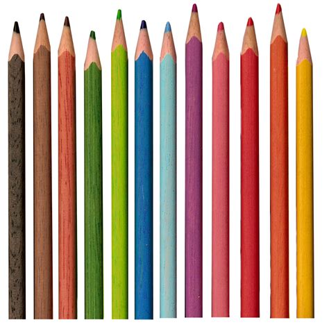 Colorful pencils PNG image transparent image download, size: 1200x1200px