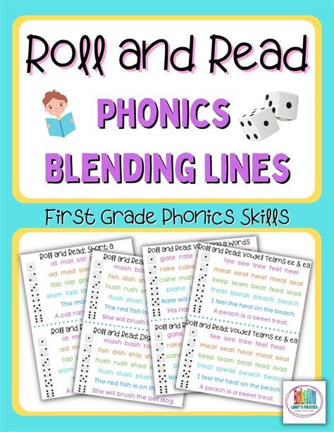 Roll And Read Phonics Blending Lines A Yearlong Fluency Building