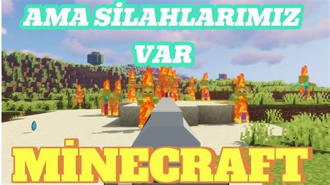 Minecraft Modlu Survival Ama Silah Modu Youtube