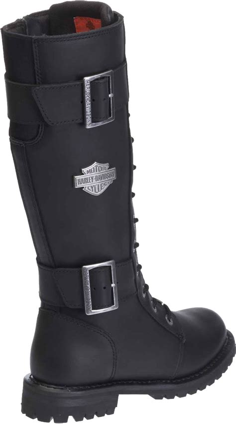 Harley Davidson Women S Belhaven Knee Hi Black Or Brown Leather Boots