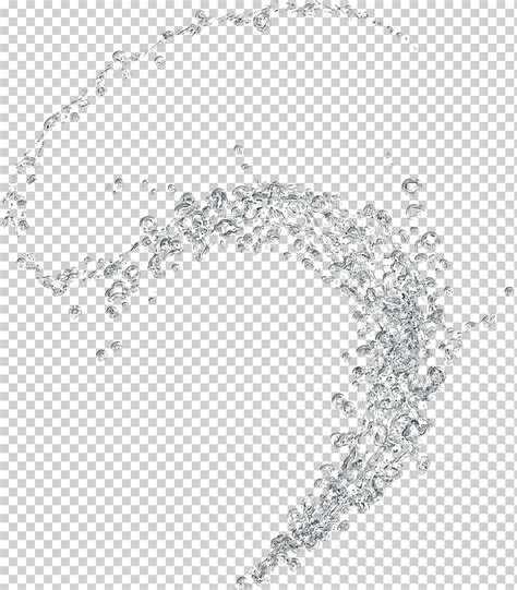 Gota De Agua Salpicaduras Gotas Soltar En Blanco Y Negro Punto Png