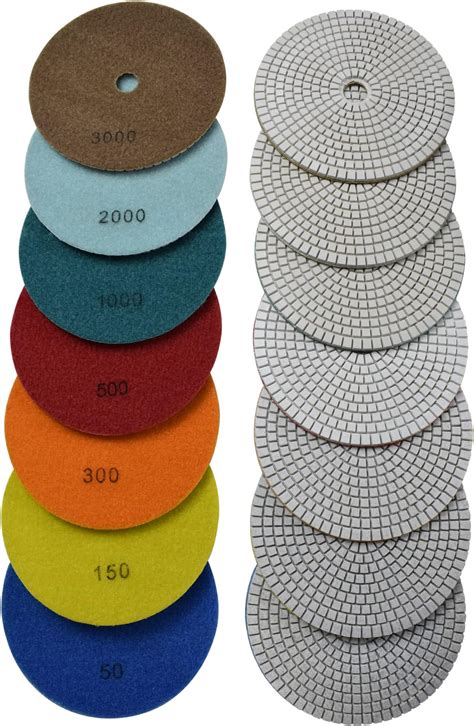 Konfor Diamond Polishing Pad Wet Sandpaper Tool Inch For Grinding