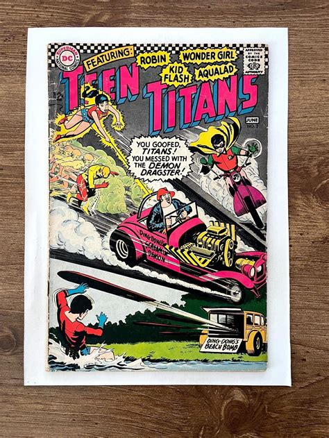 Teen Titans Vg Fn Dc Silver Age Comic Book Robin Flash Batman