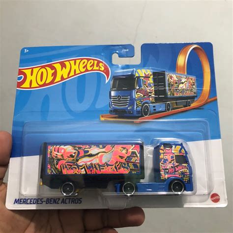 Hot Wheels Container Mercedes Benz Actros Shopee Malaysia