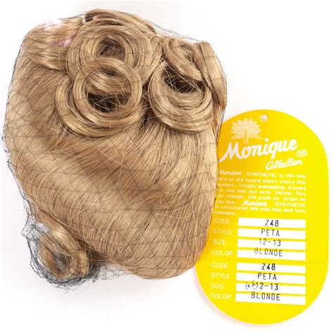 Monique Modacrylic Blonde Peta Doll Wig Doll Hair Doll Supplies Craft Supplies Factory
