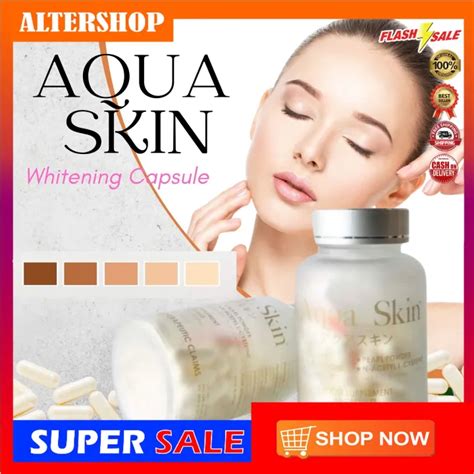 ALTERSHOP AQUA SKIN GLUTATHIONE WITH COLLAGEN MADE IN JAPAN 60 CAPSULES