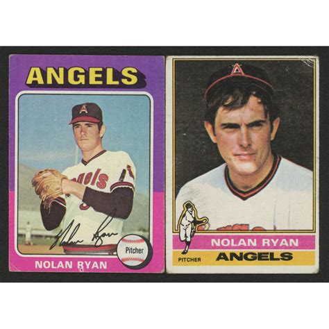 Lot Of Nolan Ryan Baseball Cards With Topps Topps