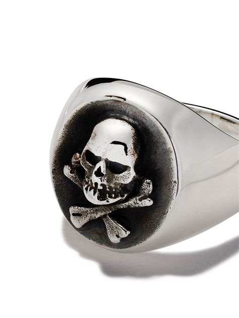 The Great Frog Skull And Crossbones Signet Ring Farfetch