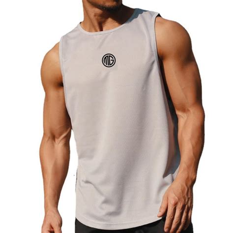 Kaufe Muscleguys Neue Sommer Gym Kleidung Mesh Sport Tank Top M Nner