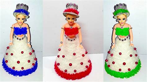 Woolen Doll Dressdoll Cloth Making Idea Diy Easy Doll Decoration