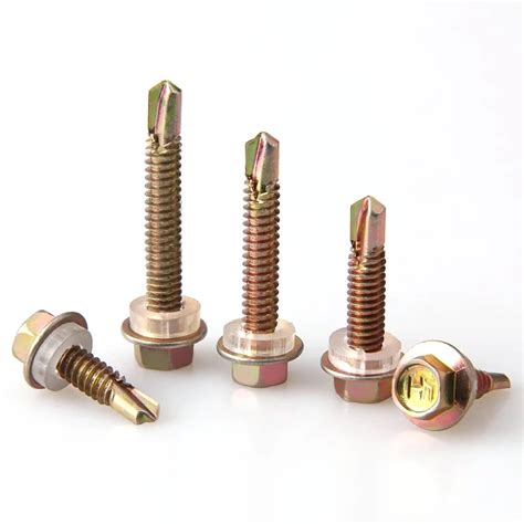 Galvanized Outer Hexagonal Flange Self Tapping Self Drilling Screw