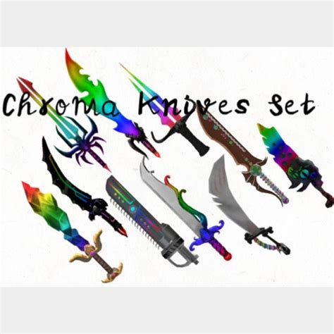 Mm2 Chroma Knives Set Game Items Gameflip