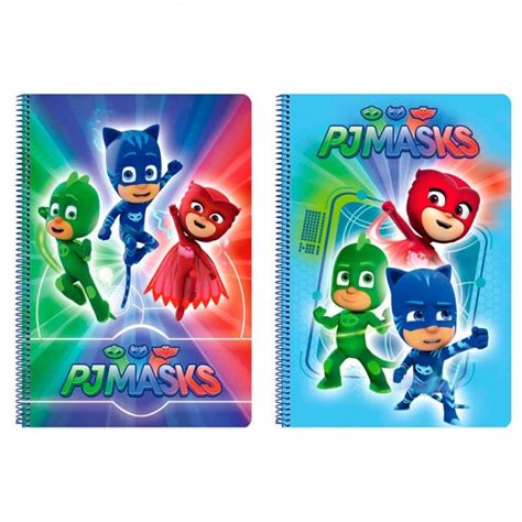 Caderno A Em Espiral Pjmasks Sortido Loja Da Crian A