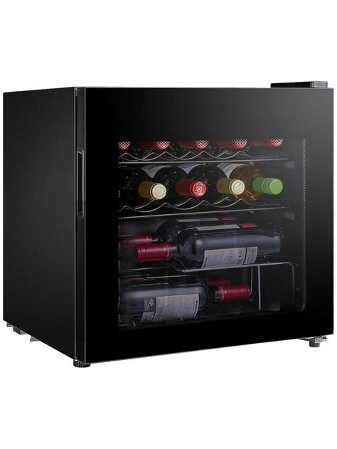 Lec Df48b Small Wine And Beer Fridge Black Wine And Beer Fridge