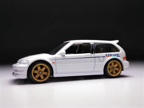 90 Honda Civic Ef Hot Wheels Custom Real Rubber Tires Artofit