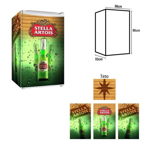 Adesivo Envelopamento De Frigobar Sl Stella Artois Mod