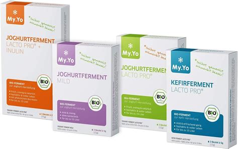 My Yo Lot De Ferments Pour Yaourt Bio Types Sachets