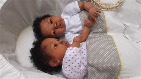 TWINS CUSTOM ORDER FOR Black AA Baby Reborn Ethnic Biracial Shyann Twin ...