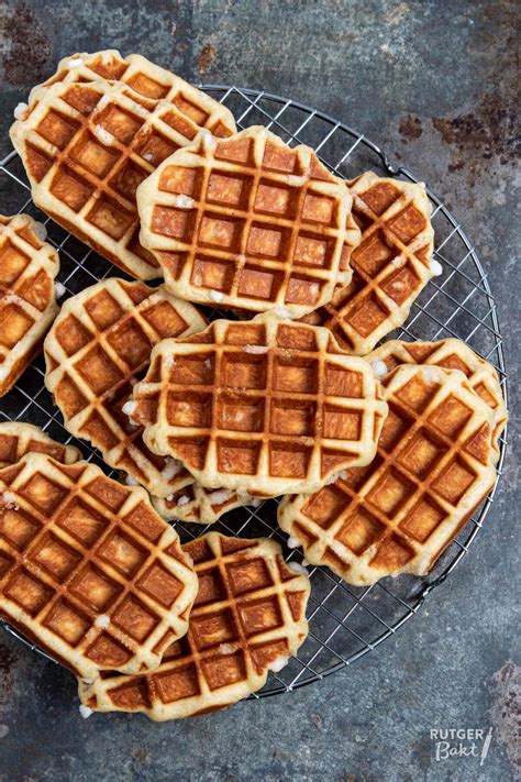 Zelf Luikse Wafels Bakken Recept Rutger Bakt