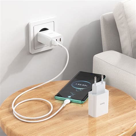 Incarcator Retea Cu Cablu USB Type C HOCO C99A Quick Charge 20W 1 X