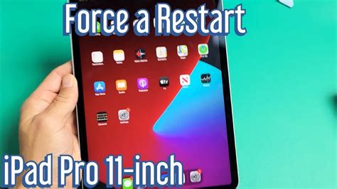 IPad Pro 11in How To Force A Restart Forced Restart YouTube