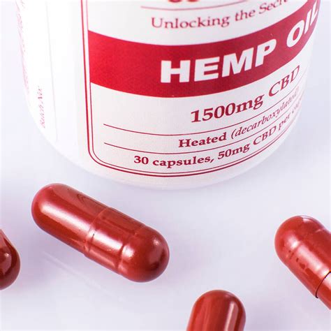 Hemp Oil Capsules - 1500mg CBD - Single Origin Hemp