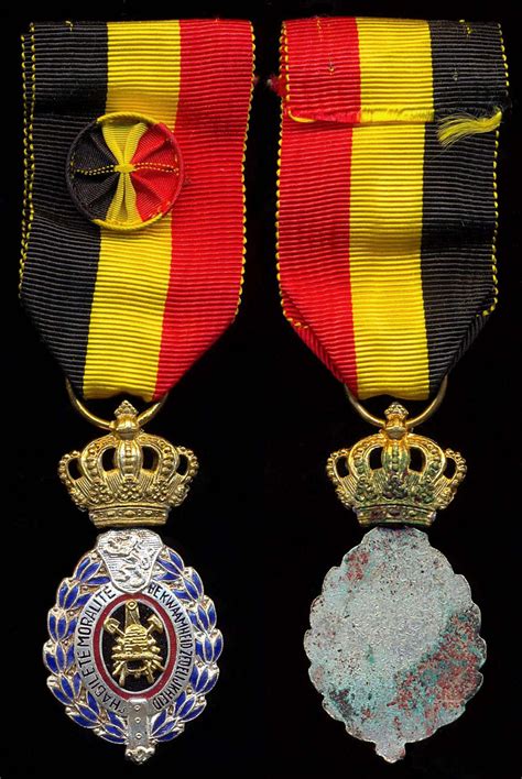 Belgium Medal For 30 Years Service For Industry