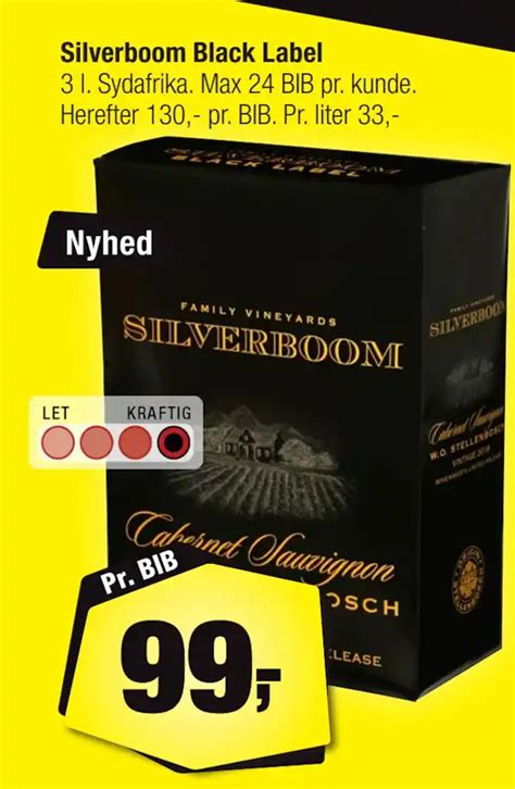 Silverboom Black Label Tilbud Hos Calle