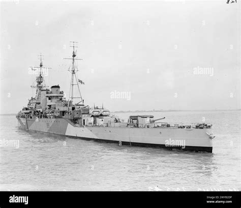 Hms Hawkins At Anchor Hawkins Stock Photo Alamy