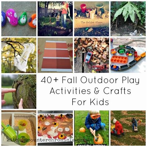 40+ Fall Outdoor Play Activities for Kids | Creative activities for ...