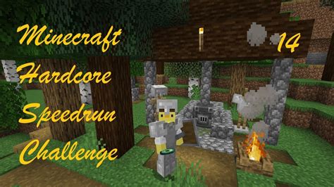 Minecraft Hardcore Speedrun Challenge 14 3 Youtube