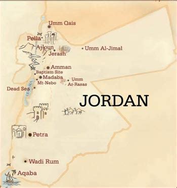 Petra Jordan Hotels Map