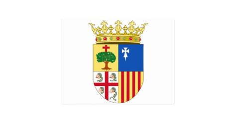 Aragon Coat of Arms (Spain) Postcard | Zazzle.com