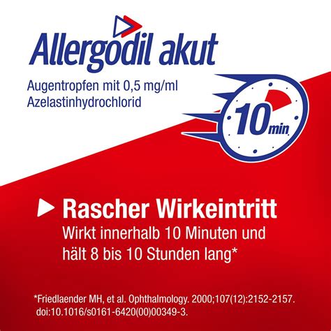 Allergodil Akut Augentropfen Bei Heuschnupfen 6 Ml Shop Apotheke