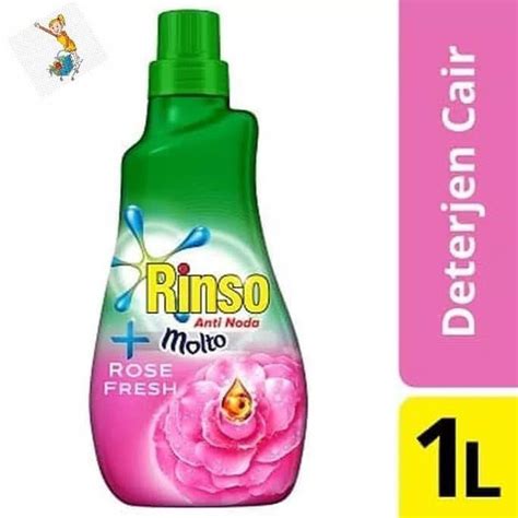 Jual Paling Dicari Deterjen Anti Noda Rinso Cair Molto Rose Fresh