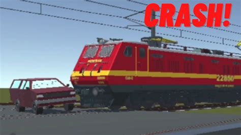 Train And Car Crash In Realistic Indian Railroad Crossing 3d Pro At