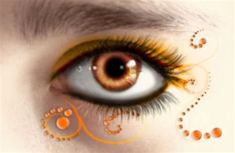 Orange Eye By Freyabigg On Deviantart