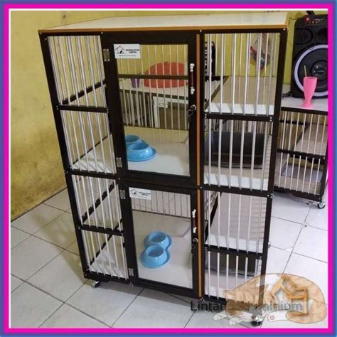 Jual Rumah Kandang Kucing Aluminium Lantai Tingkat Kamar Minimalis