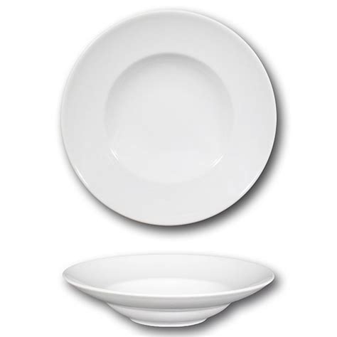 White Naples Pasta Bowl 23cm Saturnia Casolaro Hotellerie Spa