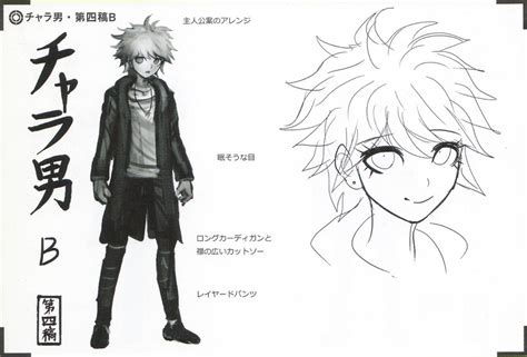 Изображение Art Book Scan Danganronpa V3 Character Designs Betas