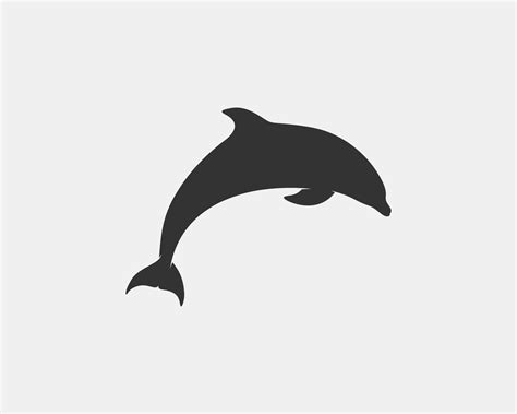 dolphin vector silhouette 11400756 Vector Art at Vecteezy